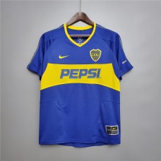 Boca Juniors 03/04 Home Dark Blue Soccer Jersey